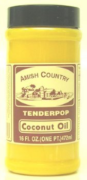 Coconut Popping Oil, 1 Pint - 4 Pack ( Coconut oil Amish Country Popcorn ) รูปที่ 1