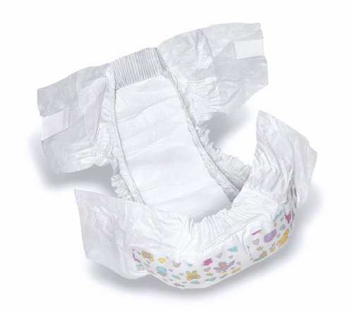 Dry Time Disposable Baby Diapers Case of 160 Fits 22-35 lbs ( Baby Diaper Medline ) รูปที่ 1