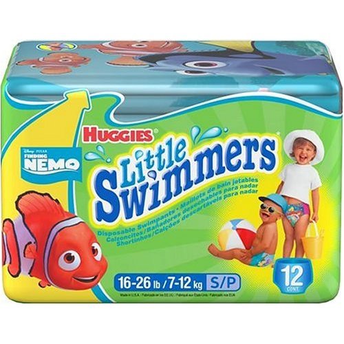 Huggies Little Swimmers Disposable Swimpants, Small, 12-Count (Pack of 4) รูปที่ 1