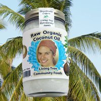 Living Tree Raw Organic Coconut Oil - 16oz รูปที่ 1