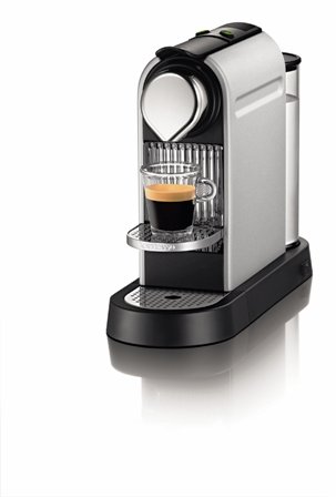 Nespresso  CitiZ C110 Automatic and programmable coffee quantity (Espresso and Lungo)  Aluminum 5.1 x 10.9 x 14.6 in  water tank: 34 oz รูปที่ 1