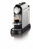 Nespresso  CitiZ C110 Automatic and programmable coffee quantity (Espresso and Lungo)  Aluminum 5.1 x 10.9 x 14.6 in  water tank: 34 oz