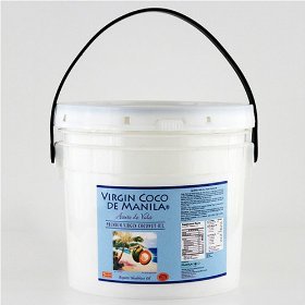 Organic 100% Virgin Coconut Oil Nutritional Supplement : 1 gallon (128 oz / 3.79 liters) - 1 Extraction Method 1 Location Direct Manila Coco Factory : Not Multi-Sourced, Uniform Quality - Guaranteed Unadulterated รูปที่ 1