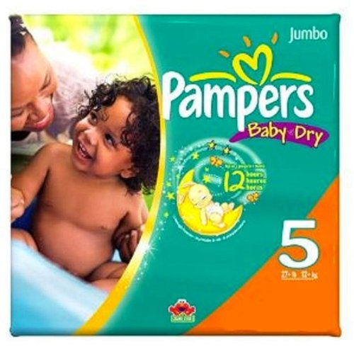 Pampers Baby Dry Diapers, Size 5, 22 Count รูปที่ 1