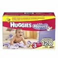 Huggies Little Movers Diapers, Size 3, 16-28 lbs, 120 ea, ( Baby Diaper Kimberly Clark )