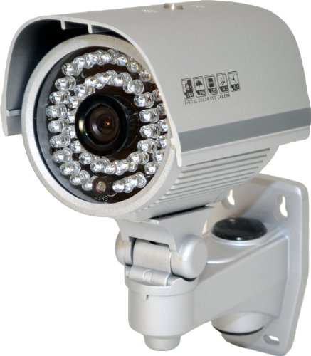 LTS LTCMR6016H 540TVL 1/3-Inch Sony SuperHAD CCD Night Vision Camera with 42iR / 6mm Fixed Lens Silver ( CCTV ) รูปที่ 1