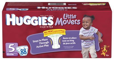 Huggies Supreme Little Movers Jumbo (size 5 104 diapers) รูปที่ 1