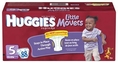 Huggies Supreme Little Movers Jumbo (size 5 104 diapers)