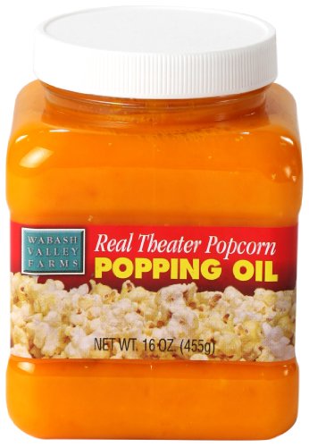 Wabash Valley Farms Real Theater Popcorn Popping Oil, 16-Ounce Jars (Pack of 3) รูปที่ 1