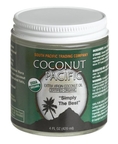 Coconut Pacific 100% Pure Organic Extra Virgin Raw Coconut Oil, 4-Ounce Glass Jars (Pack of 4)