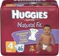 HUGGIES SUPREME DIAPERS, SIZE 4, 22-37 LBS, 92/CS, KIC52384 ( Baby Diaper KIMBERLY CLARK )