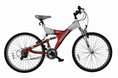 Mens Bike - SX3.0 Mountain Bicycle with Full Suspension BMX 26 in ( Micargi Mountain bike )