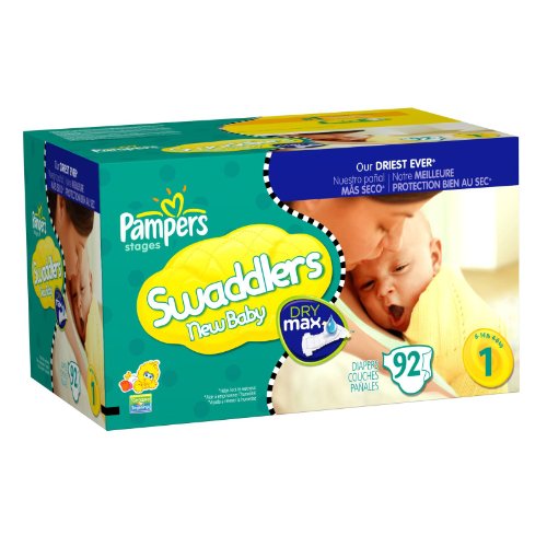 Pampers Swaddlers Diapers Big Pack -- size: size 1 ( Baby Diaper Pampers ) รูปที่ 1