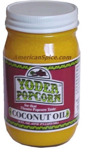 Yoder Popcorn Coconut Oil, Jar, 16 fl oz  รูปที่ 1
