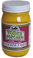 Yoder Popcorn Coconut Oil, Jar, 16 fl oz 