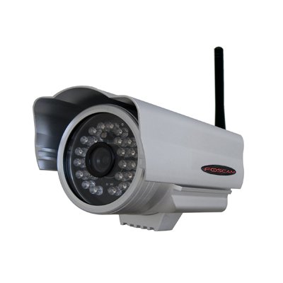Outdoor Waterproof Wireless/wired Ip Camera with Night Vision and Motion Detection Alarm, Apple Mac and Windows compatible, Silver. ( CCTV ) รูปที่ 5