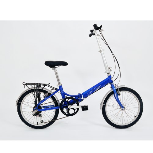 Verso Cologne 7-Speed Folding Bike (Cobalt Blue, 20-Inch)  รูปที่ 1