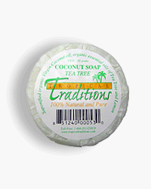 Tropical Traditions Organic Virgin Coconut Oil Soap - Tea Tree Oil - 3.4 oz. รูปที่ 1