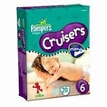 Pampers Cruisers Diapers with Dry Max, size 6, 35+ lbs 20 ea