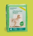 Seventh Generation Chlorine Free Diapers - Case of 4