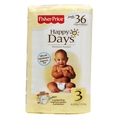 Fisher-Price Happy Days Diapers - Extra Large Pack ( Baby Diaper Fisher-Price )