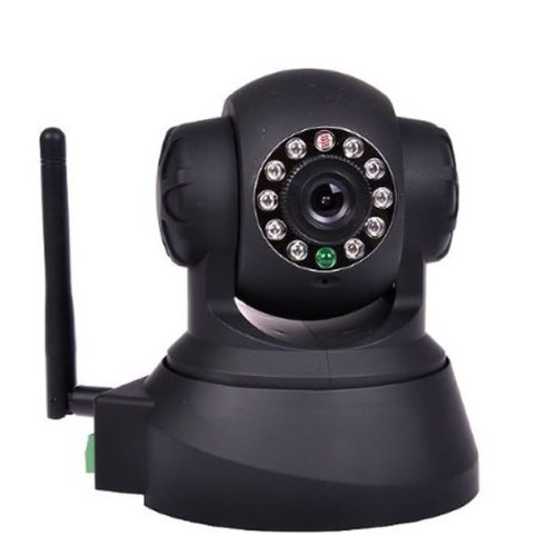 Wireless IP Pan/Tilt/ Night Vision/ Internet Surveillance Camera Built-in Microphone With Phone remote monitoring support ( CCTV ) รูปที่ 1