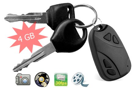 DBTech Car Remote Mini Camera with Accessories - High Res Color Video and Sti... ( CCTV ) รูปที่ 1