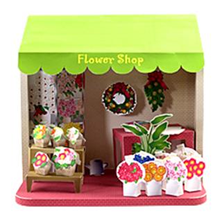 ขาย โมเดลกระดาษ ชุด Doll House บ้านสุขสันต์ มีหลายแบบให้สะสม พับเองและพับเสร็จ  รูปที่ 4