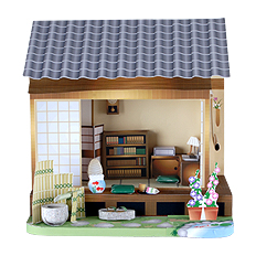 ขาย โมเดลกระดาษ ชุด Doll House บ้านสุขสันต์ มีหลายแบบให้สะสม พับเองและพับเสร็จ  รูปที่ 6