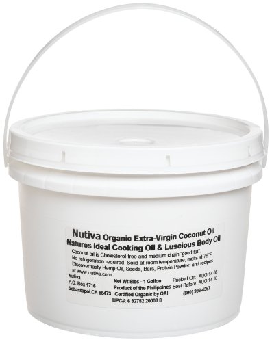 Nutiva Organic Extra Virgin Coconut Oil (8-Pound), 1-Gallon Tub ( Coconut oil Nutiva ) รูปที่ 2