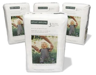 NATURE BABYCARE Diapers - Eco-Friendly Baby Diapers Size 3 16-28 lbs ( Baby Diaper NATURE BABY CARE ) รูปที่ 1