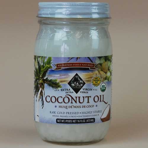Coconut Oil, Extra Virgin Cold Pressed, Certified Organic, 1 pint รูปที่ 1