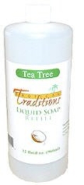 Organic Virgin Coconut Oil Liquid Soap Refill - 32 oz. - Tea Tree