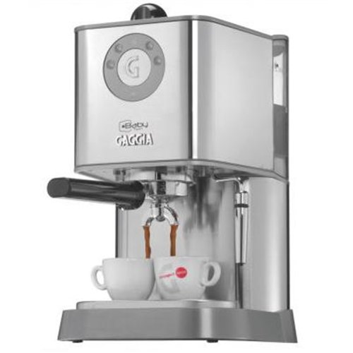 Gaggia 12500 Baby Twin Espresso Machine with Dual Heating System, Stainless Steel รูปที่ 1