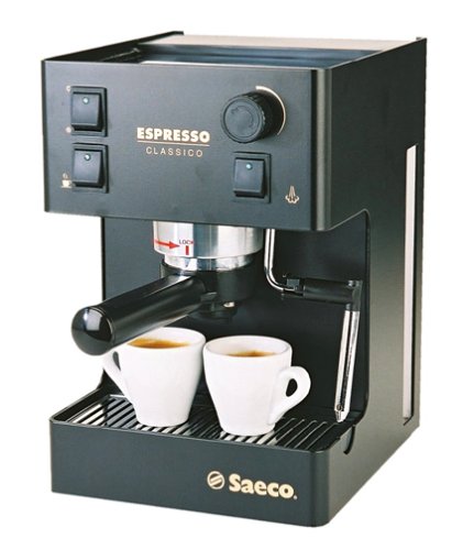 Saeco Classico in Black Espresso and Cappuccino Machine รูปที่ 1