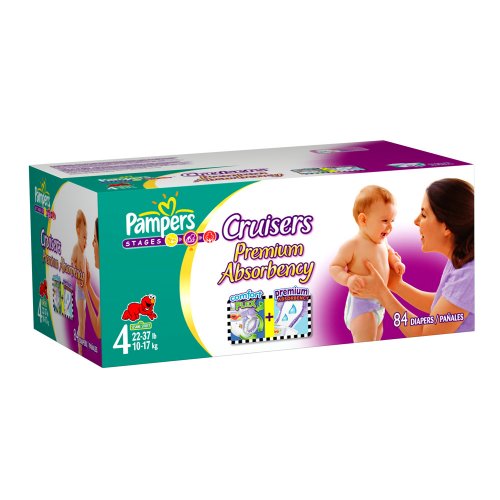 Pampers Cruisers Premium Absorbency Diapers 84-pk. - 4 รูปที่ 1