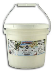 Wilderness Family Naturals Coconut Oil, Raw, Cold Press, Extra Virgin - 1 Gallon (Pack of 4) ( Coconut oil Wilderness Family Naturals ) รูปที่ 1