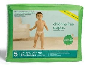 Seventh Generation Baby Diapers Stage 5 4x26 ( Baby Diaper Seventh Generation ) รูปที่ 1