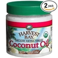 Harvest Bay Organic Coconut Oil, Extra Virgin, 16-Ounce Jars (Pack of 2)