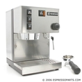 Rancilio Silvia espresso, lattes, cappuccinos maker (silver)