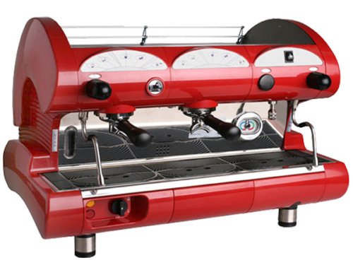 European Gift & Houseware La Pavoni BAR-STAR 2V-R 2-Group Commercial Espresso Machine, Ruby Red รูปที่ 1