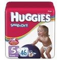 Huggies Baby Diapers, Snug & Dry, Size 5, 92-count 