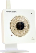 LTS LTCIP830MV-W Wireless+RJ45 640x480 IP Camera with 30 IR LEDs and MicroSD Card Recording, White