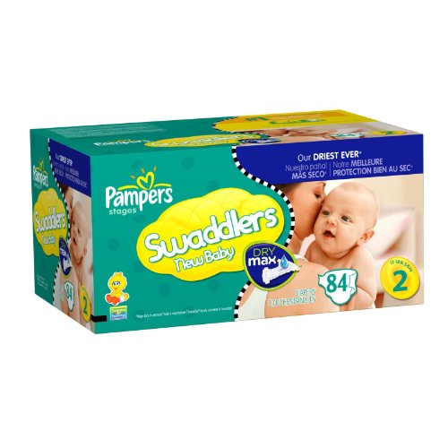 Pampers Swaddlers Diapers Big Pack -- size: size 2 รูปที่ 1