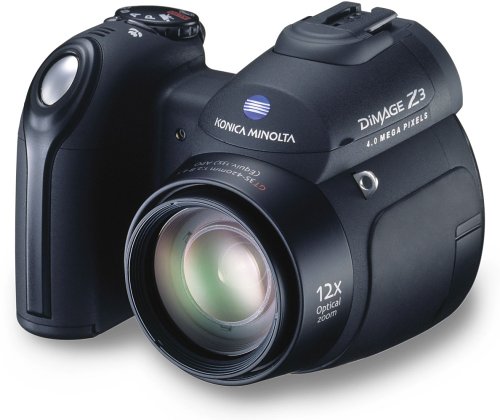 Review Remanufactured Konica Minolta Dimage Z3 4-Megapixel Digital Camera with Anti-Shake 12x Optical Zoom รูปที่ 1
