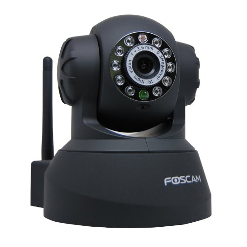 Genuine Foscam Fi8908w Wireless Ip Camera Network with Pan & Tilt,night Vision,2 Way Audio,black ( CCTV ) รูปที่ 1