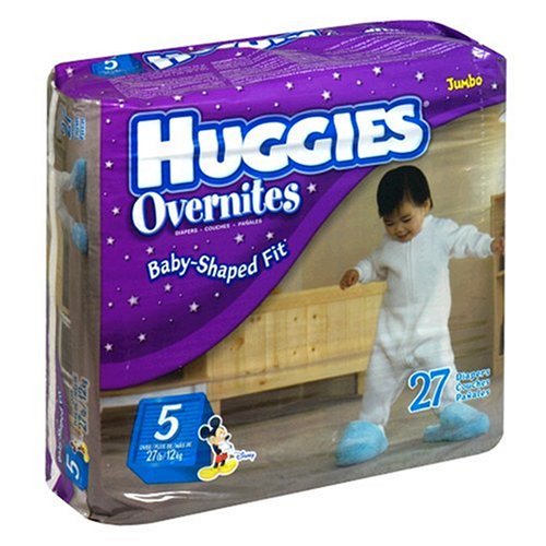 Huggies Overnites Diapers, Size 5, 27-Count รูปที่ 1