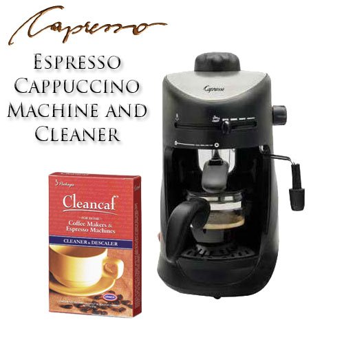 Capresso 303.01 4-cup Espresso Cappuccino Machine and Cleaner Bundle รูปที่ 1