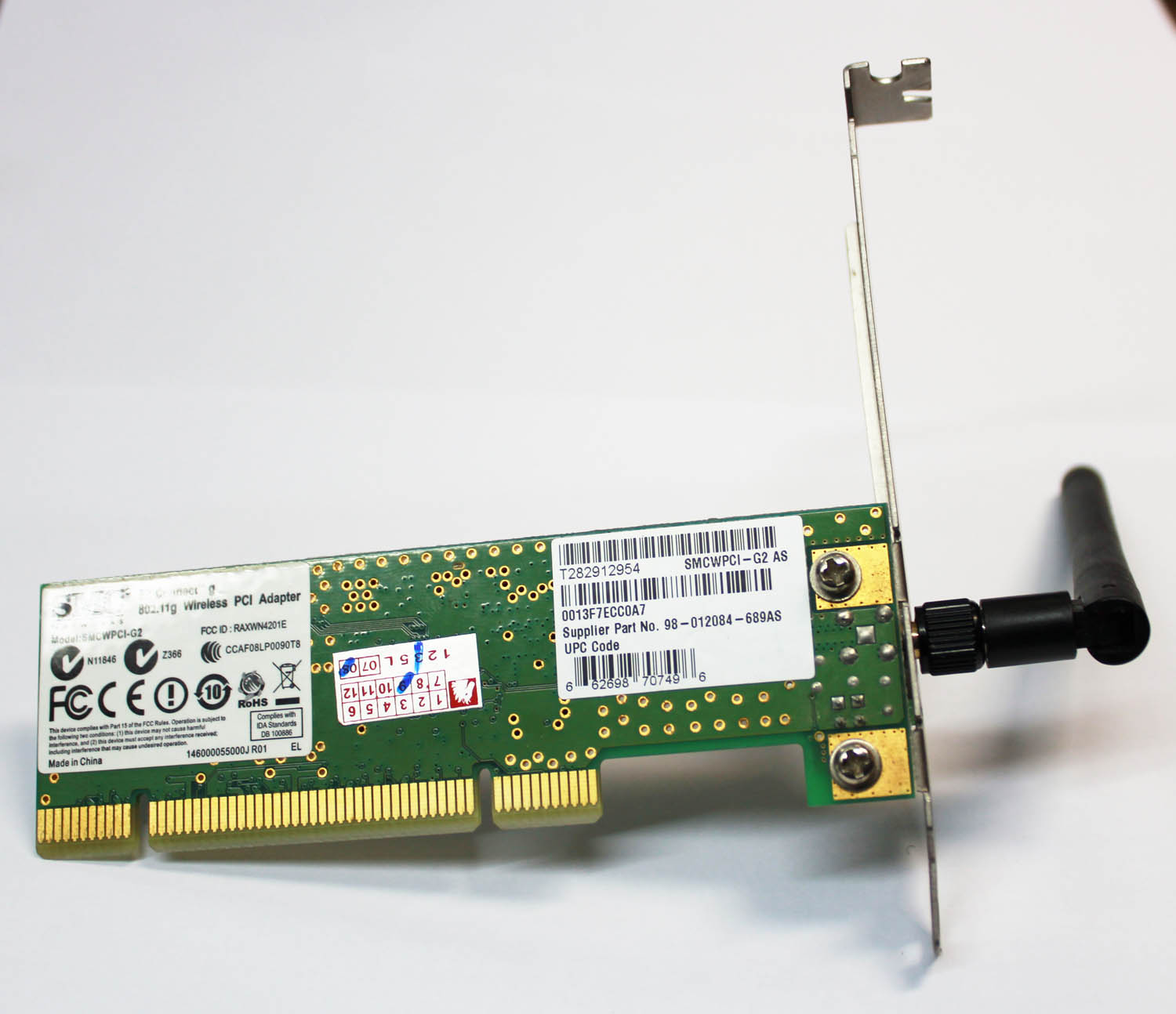 ขาย Wireless LAN 54 Mbps PCI Adapter (802.11g) สำหรับ PC ยี่ห้อ SMC รูปที่ 1