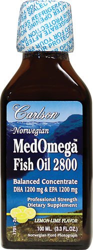 Carlson Medomega Fish Oil 2800 Lemon Lime, 100ml รูปที่ 3
